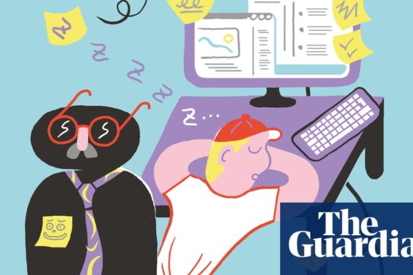 Typing loudly, wearing AirPods: ‘taskmasking’ is how gen Z pretends to work at the office | US work & careers