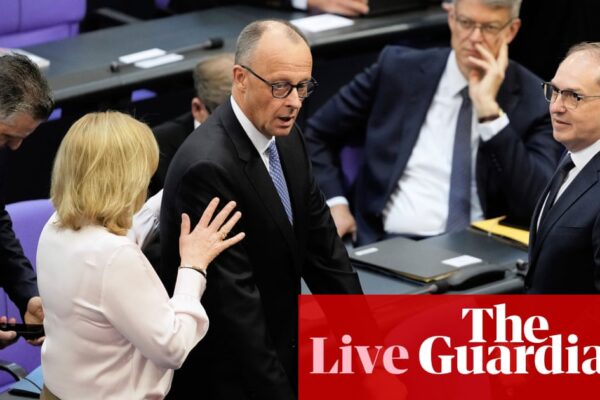 Germany’s far-right AfD calls for fresh elections after Merz fails to be elected chancellor in first vote – Europe live | Germany