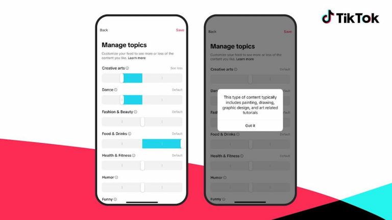 TikTok is making it easier to control what is (and isn’t) in your ‘For You’ feed