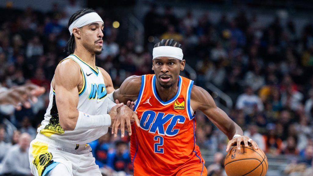 Who is favored in Thunder vs. Pacers?