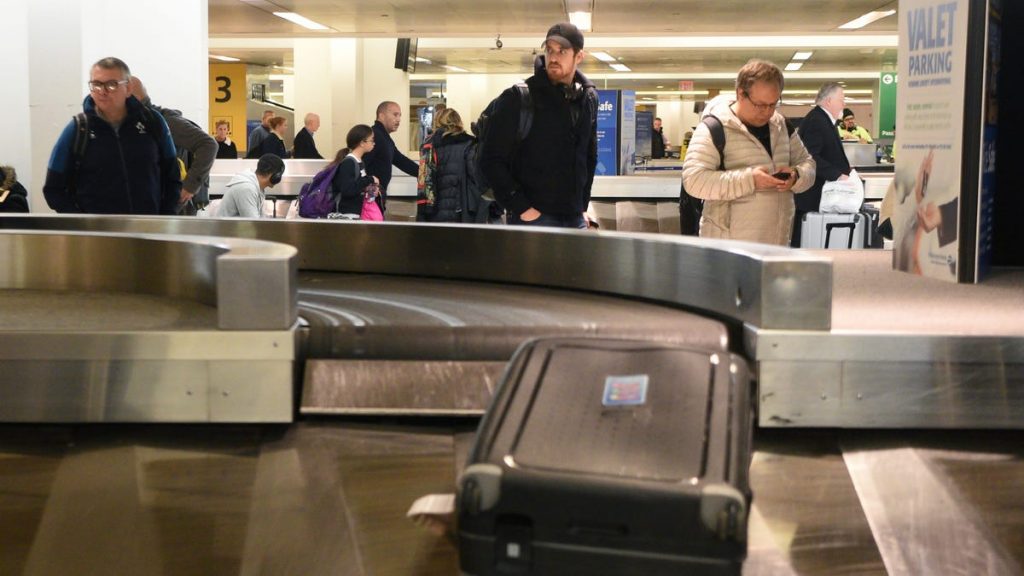Toddler rescued after conveyor belt ride at Newark Airport