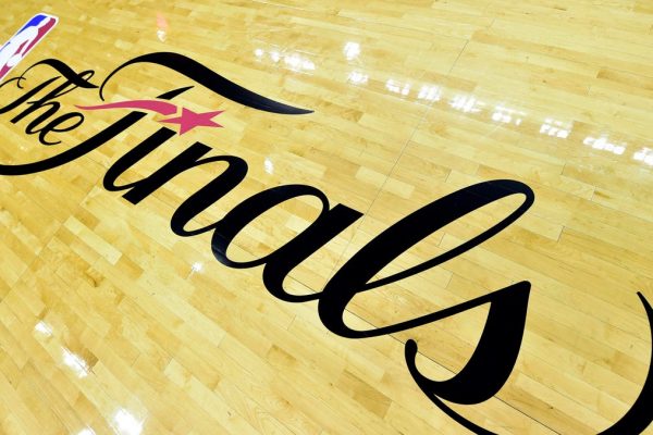 NBA Finals fans miss eye candy on court. Where is the logo?