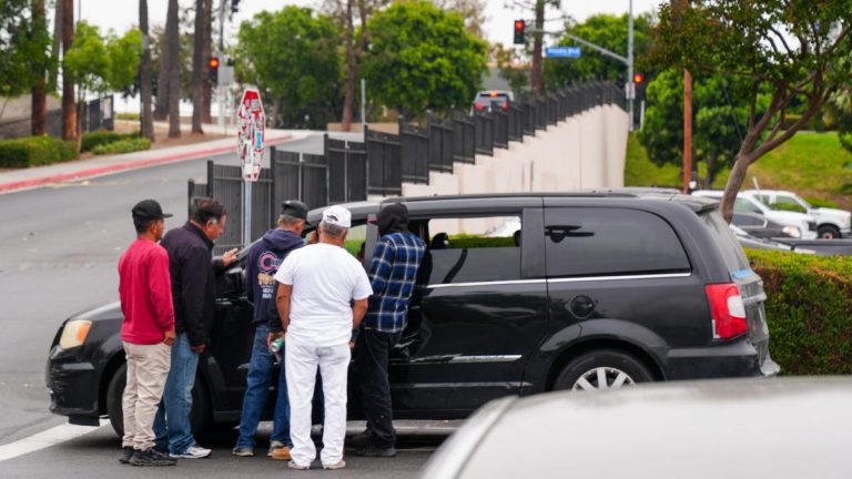 Amid chaos, undocumented L.A. workers toil on